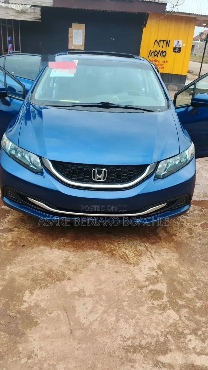 Honda Civic EX 2dr Coupe (1.8L 4cyl CVT) 2014 Blue