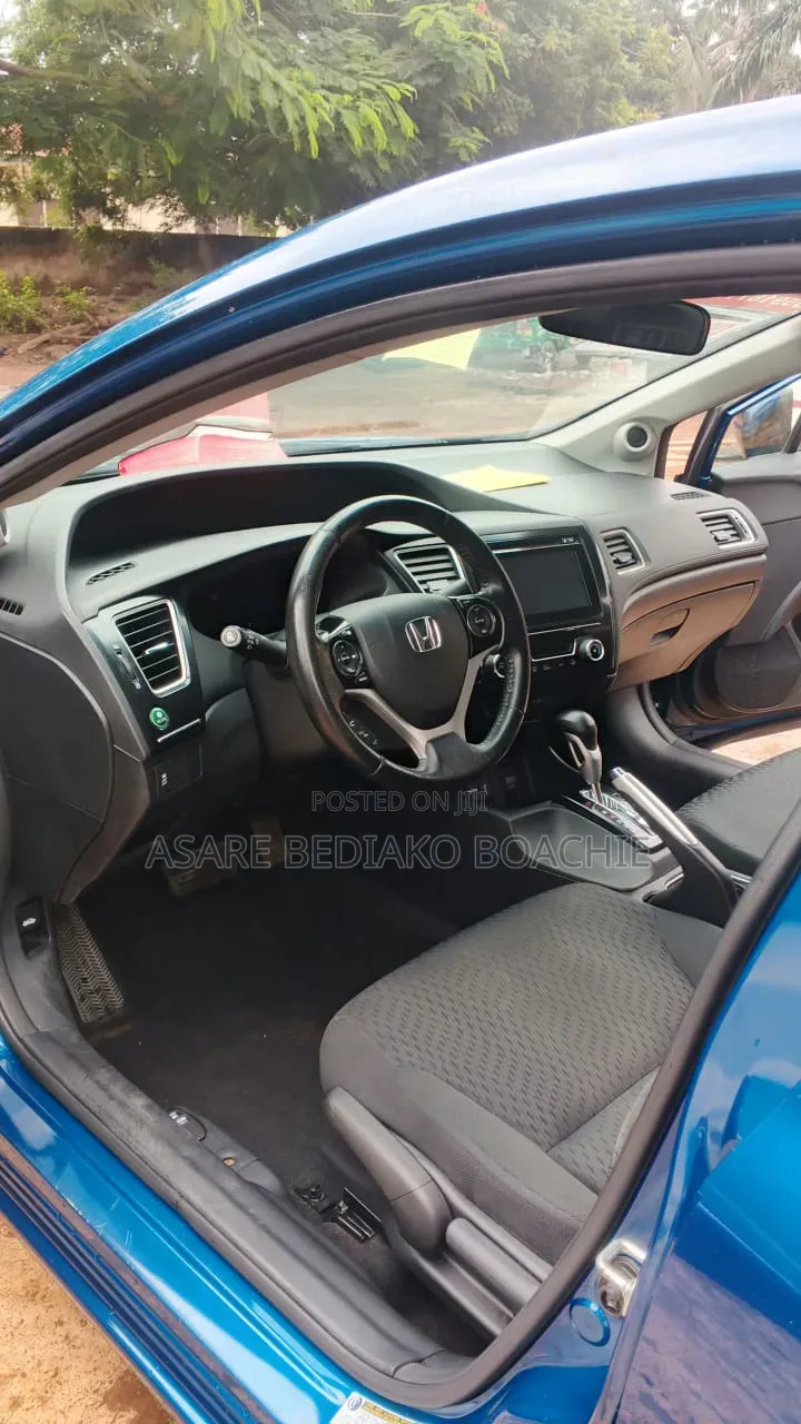 Honda Civic EX 2dr Coupe (1.8L 4cyl CVT) 2014 Blue