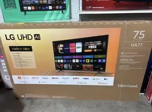 Brand New LG 75-Inch Class UA7700 Series 4K UHD Smart TV. 2025 Model