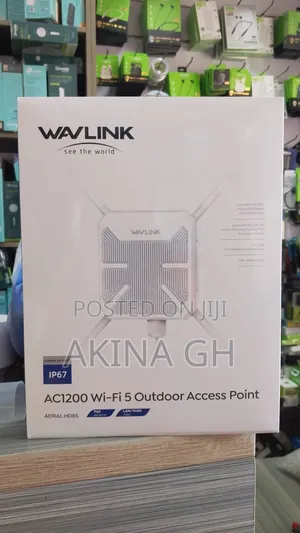 Wavlink AC1200 Wifi 5 Outdoor Access Point / AERIAL HD8S
