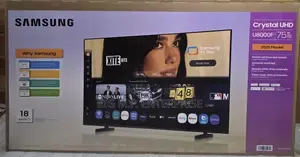 Brand New SAMSUNG 75 Inches Class Crystal UHD U8000F 4K Smart TV (2025)
