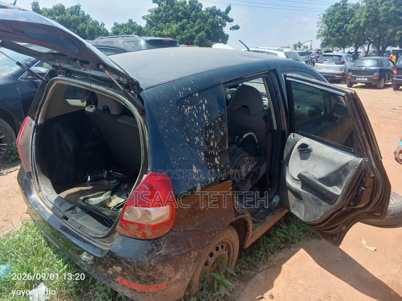 Honda Fit Aria 2005 Black