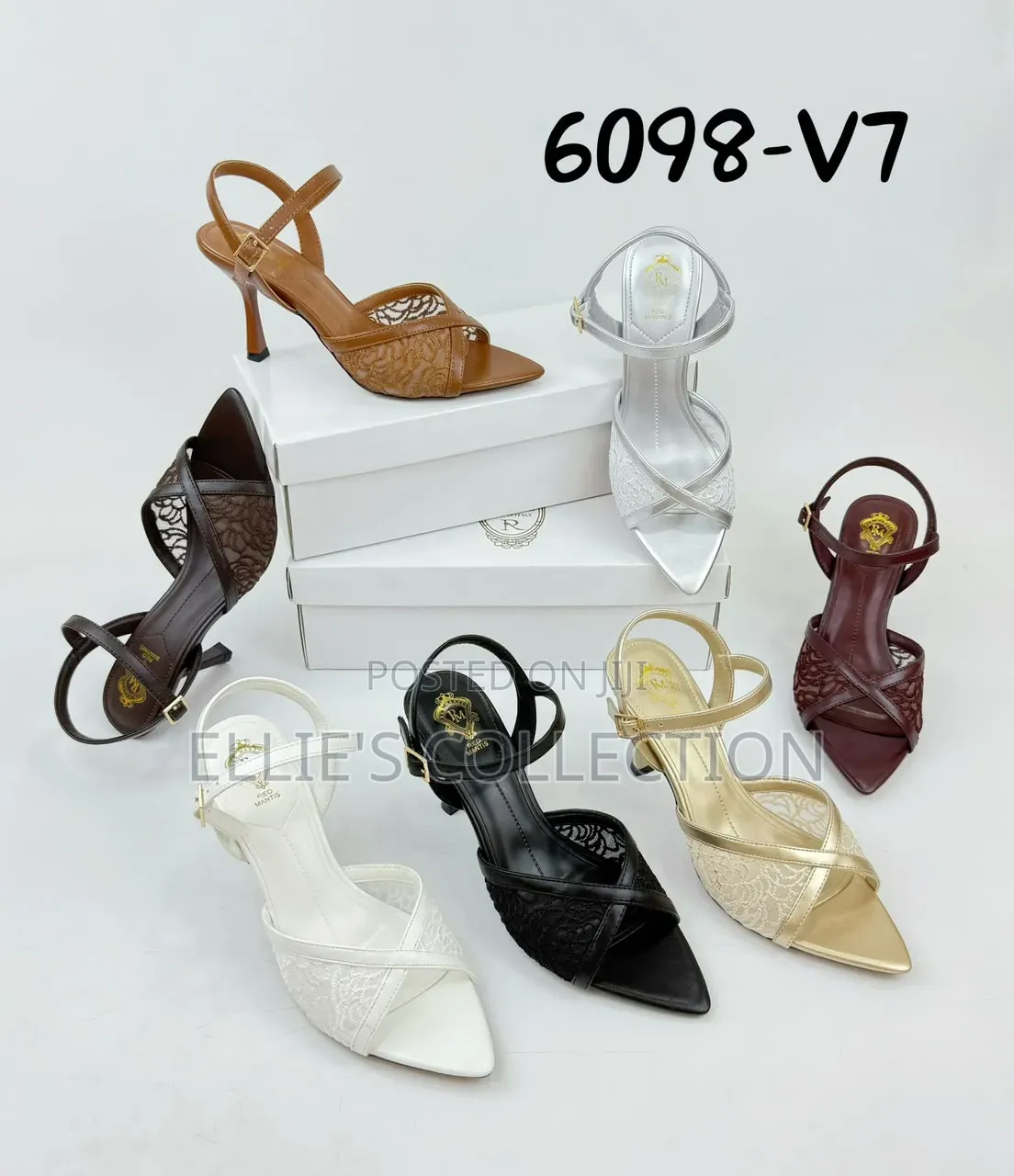 Quality Heels Sliver and Wine