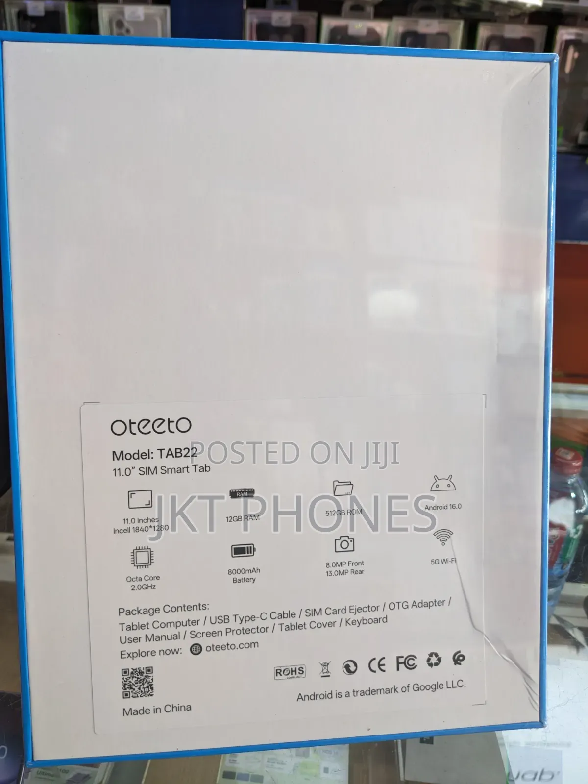 New Oteeto TAB 17 Stylus 512 GB Silver