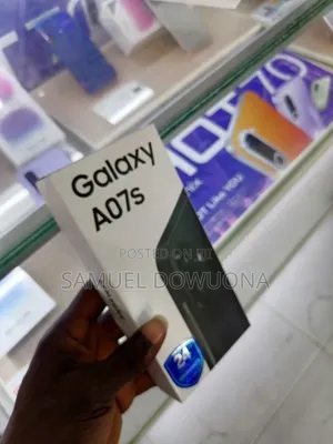 New Samsung Galaxy A07s 64 GB Black