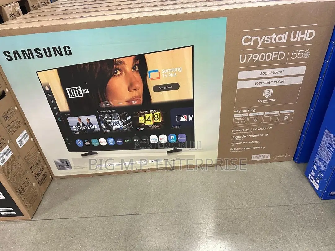 Brand New SAMSUNG 55- Inch Class Crystal UHD 4K Smart TV (2025 Model)