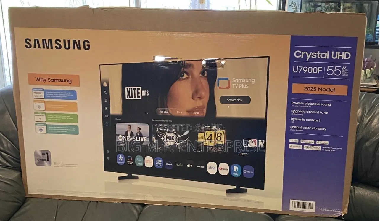 Brand New SAMSUNG 55- Inch Class Crystal UHD 4K Smart TV (2025 Model)