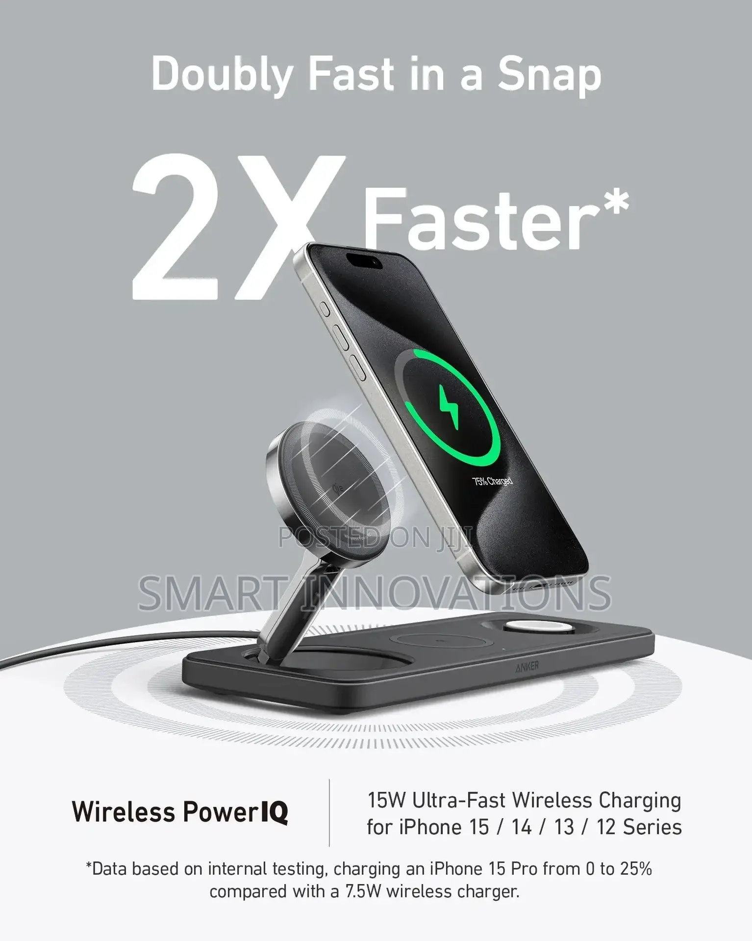 Anker Maggo Wireless Charging Station (3-in-1 Pad)