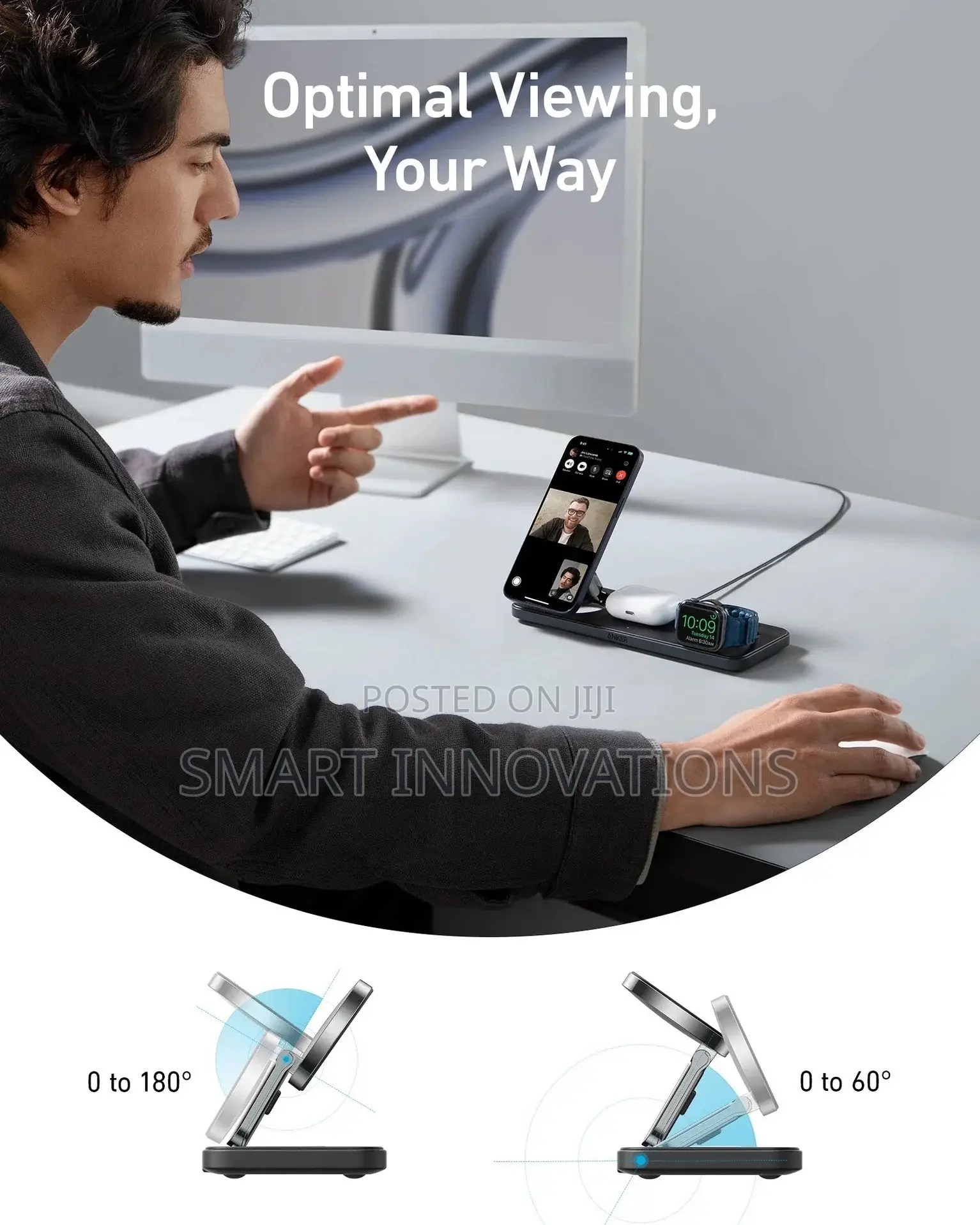 Anker Maggo Wireless Charging Station (3-in-1 Pad)