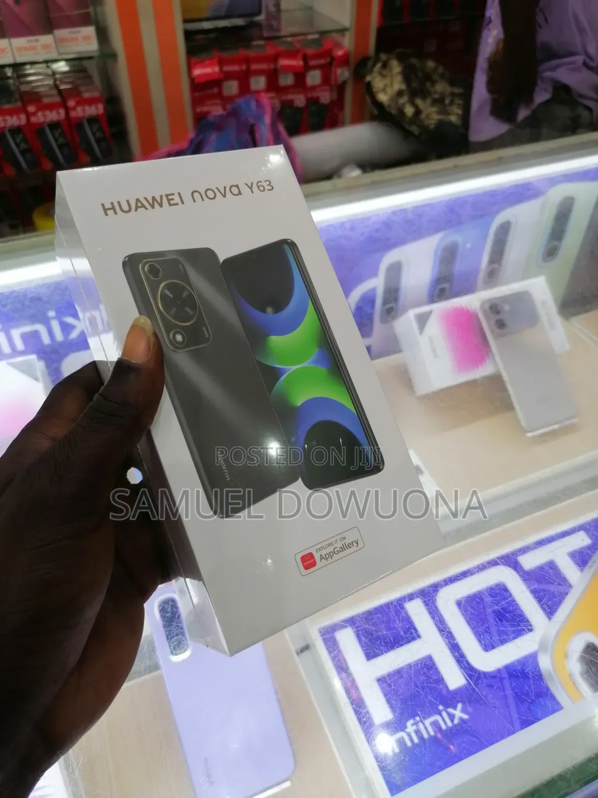 New Huawei nova Y63 4G 128 GB Black