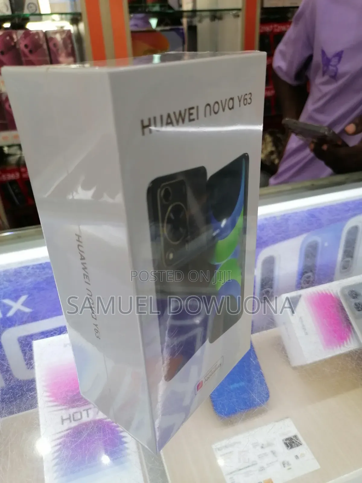 New Huawei nova Y63 4G 128 GB Black