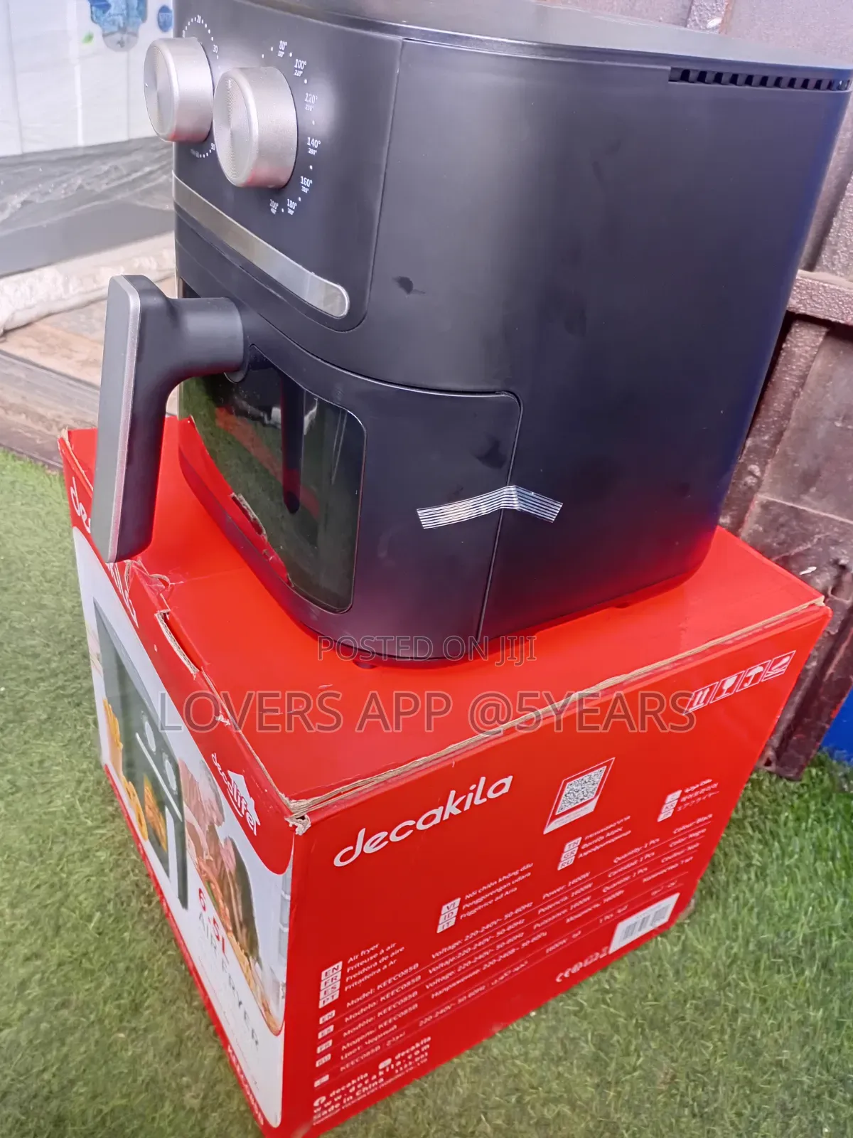 Decakila Oil-Free Air Fryer High Power Air Fryer