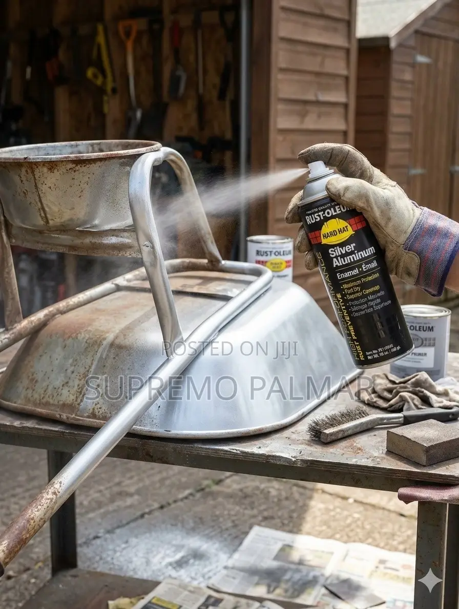 Hard Hat V2100 15oz – Silver Aluminum Rust-Preventive Enamel Spray
