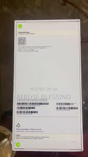 New Apple iPhone 18 Pro Max 512 GB Blue