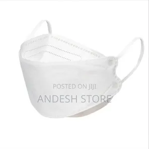 Kf94 4d 4ply Nose Mask 20pcs White , Black Colour Wholesale