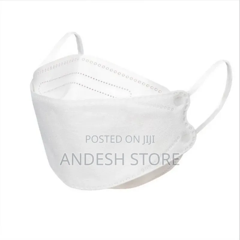 Kf94 4d 4ply Nose Mask 20pcs White , Black Colour Wholesale