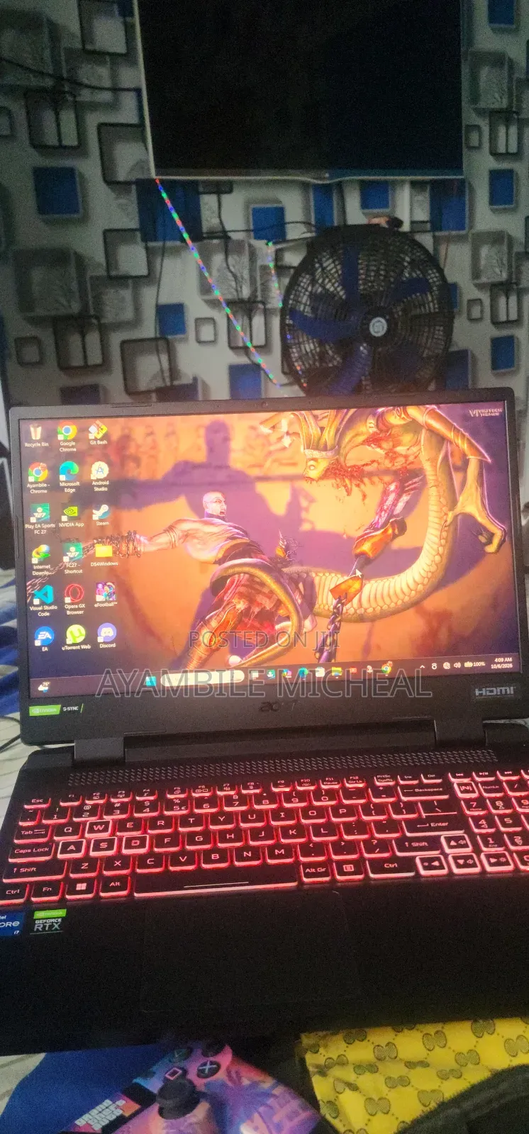 Laptop Acer Nitro 5 16GB Intel Core i7 SSD 512GB