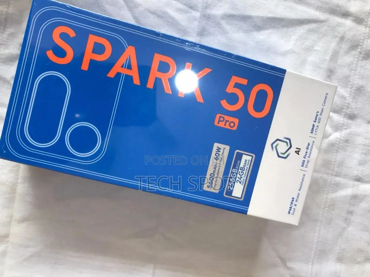 New Tecno Spark 50 Pro 256 GB Blue