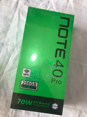 New Infinix Note 40 Pro 5G 256 GB Black