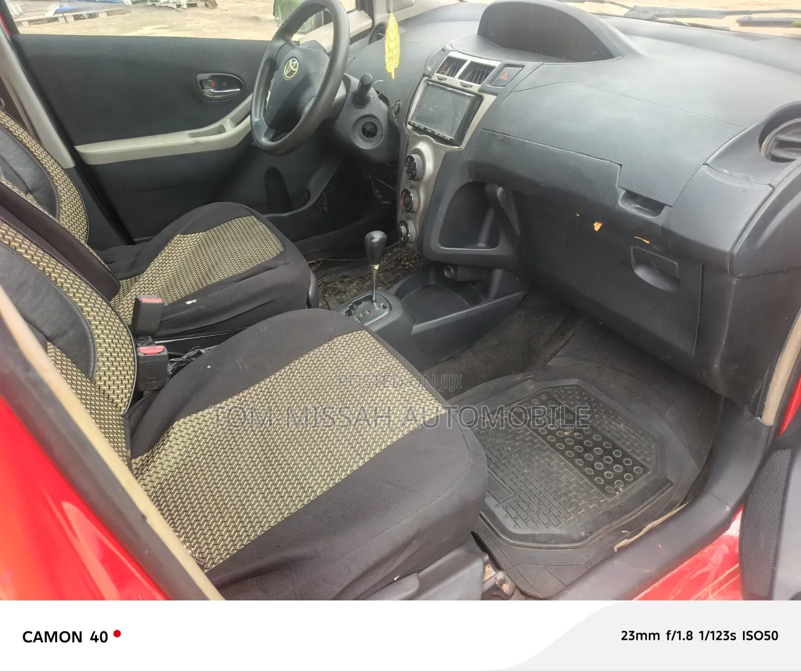 Toyota Vitz 1.3 AWD 3dr 2010 Red