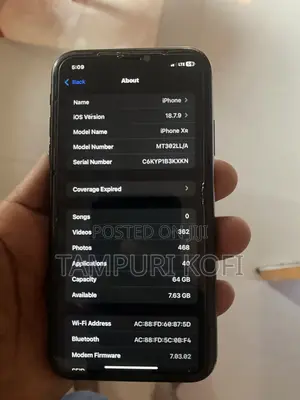 Apple iPhone XR 64 GB Black