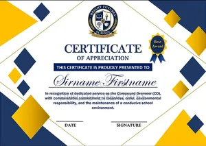 Certificate Design Service