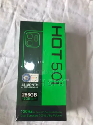 New Infinix Hot 50i 256 GB Black