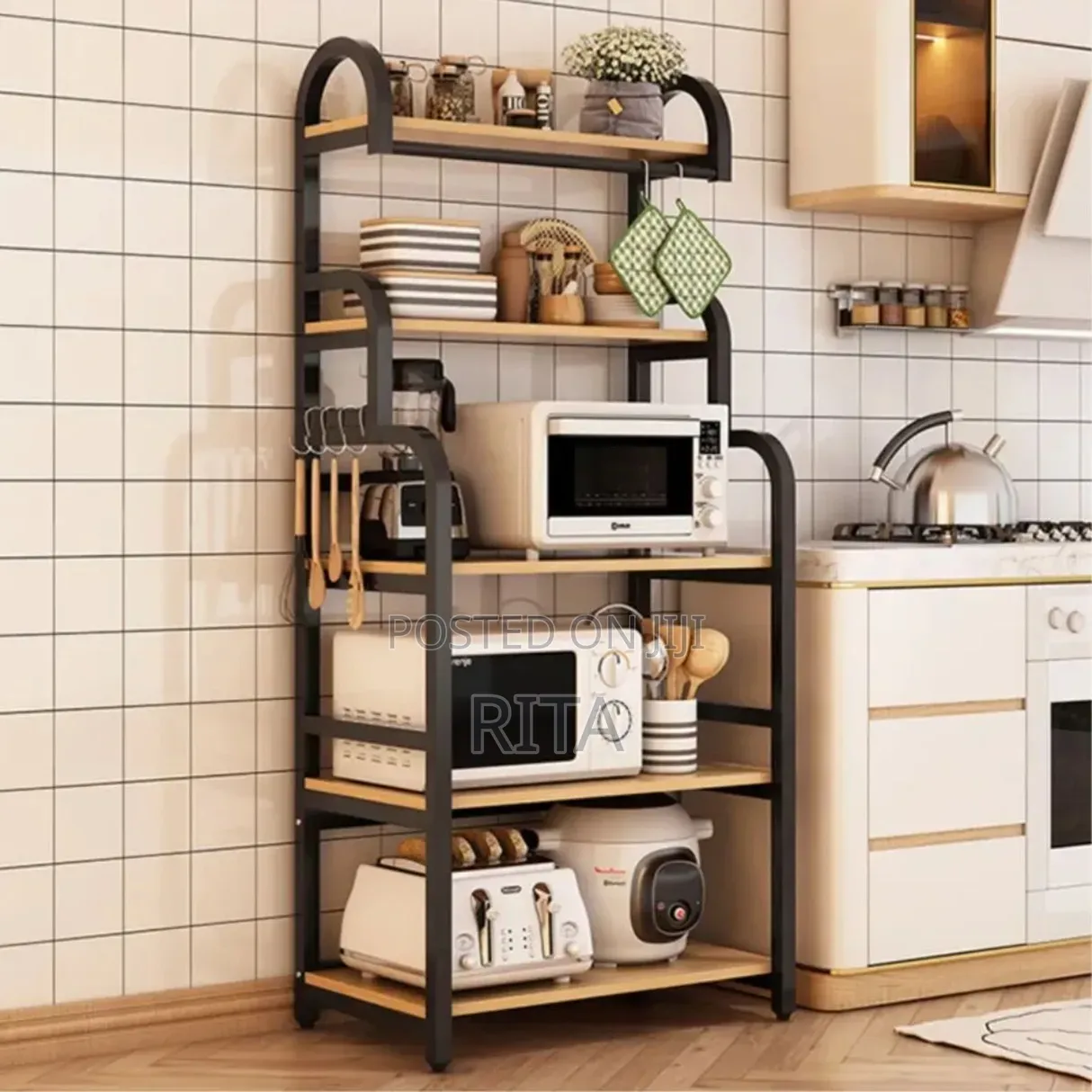 5 Tier Multipurpose Kitchen Rack