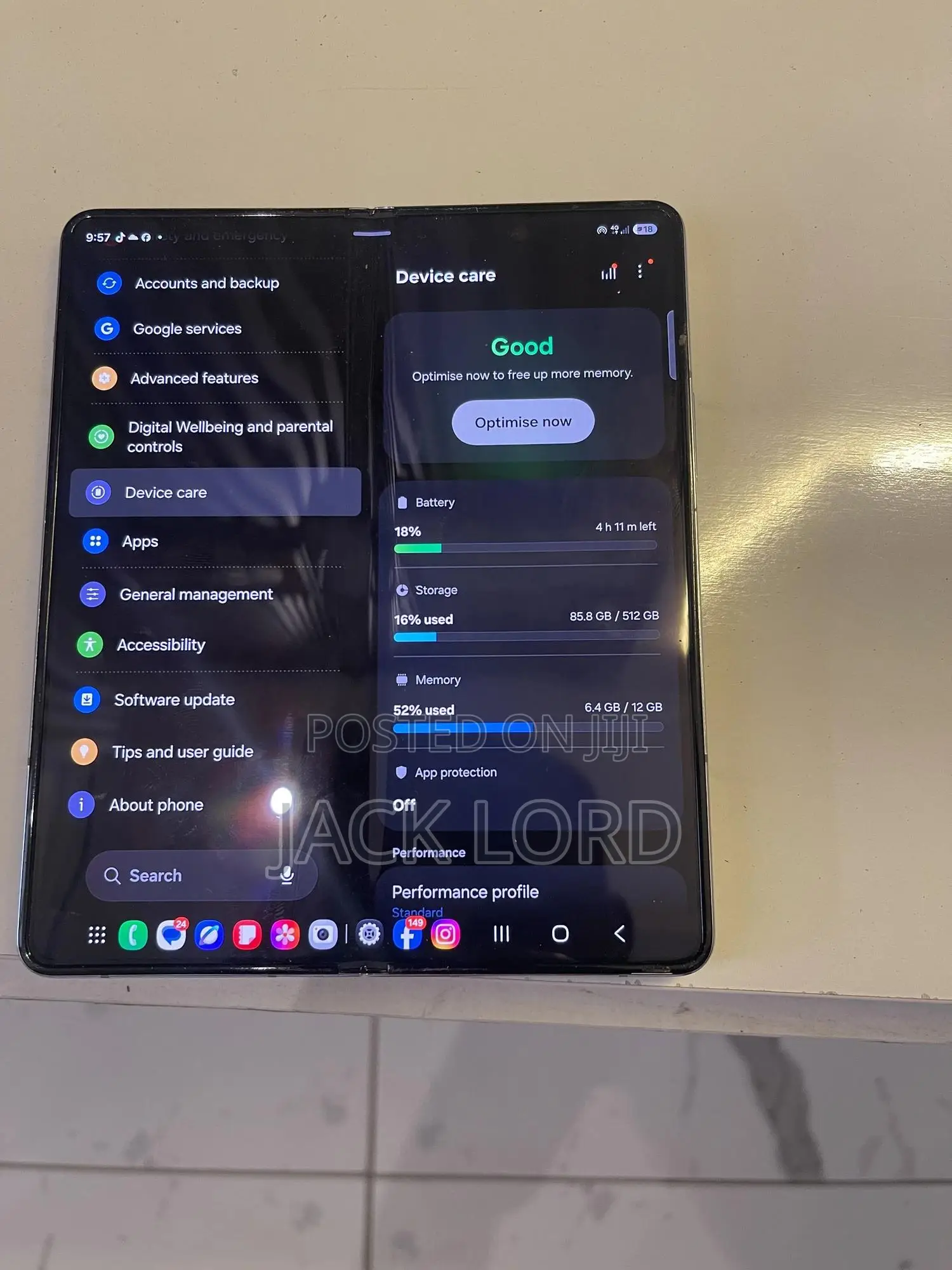 Samsung Galaxy Z Fold 5 256 GB Gray