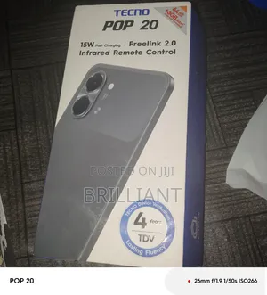Tecno Pop 20 64 GB Black