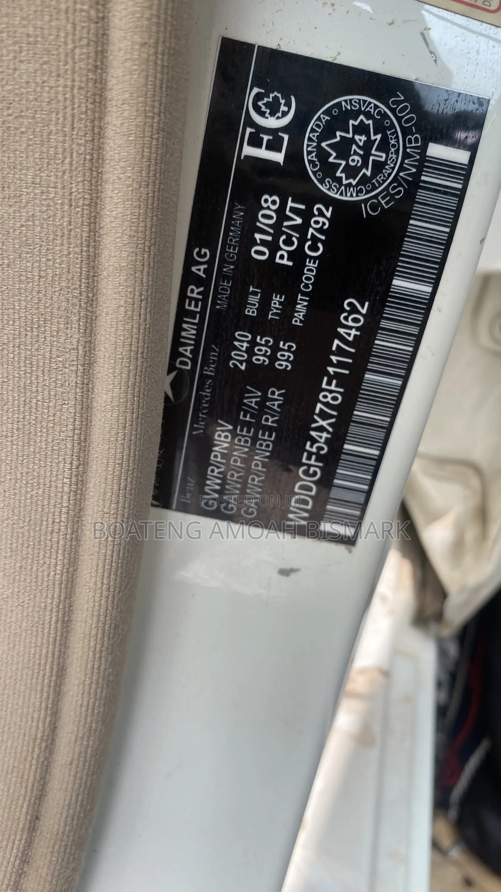 Mercedes-Benz C300 2008 White
