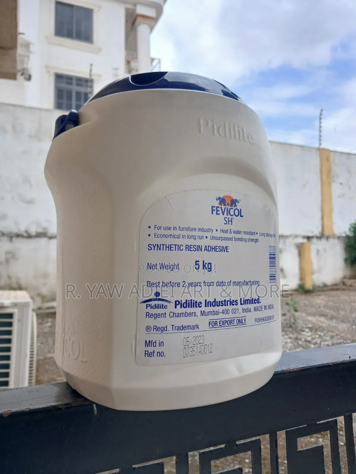 Original Fevicol SH Synthetic Resin Adhesive - Strong Wood Glue - 5KG