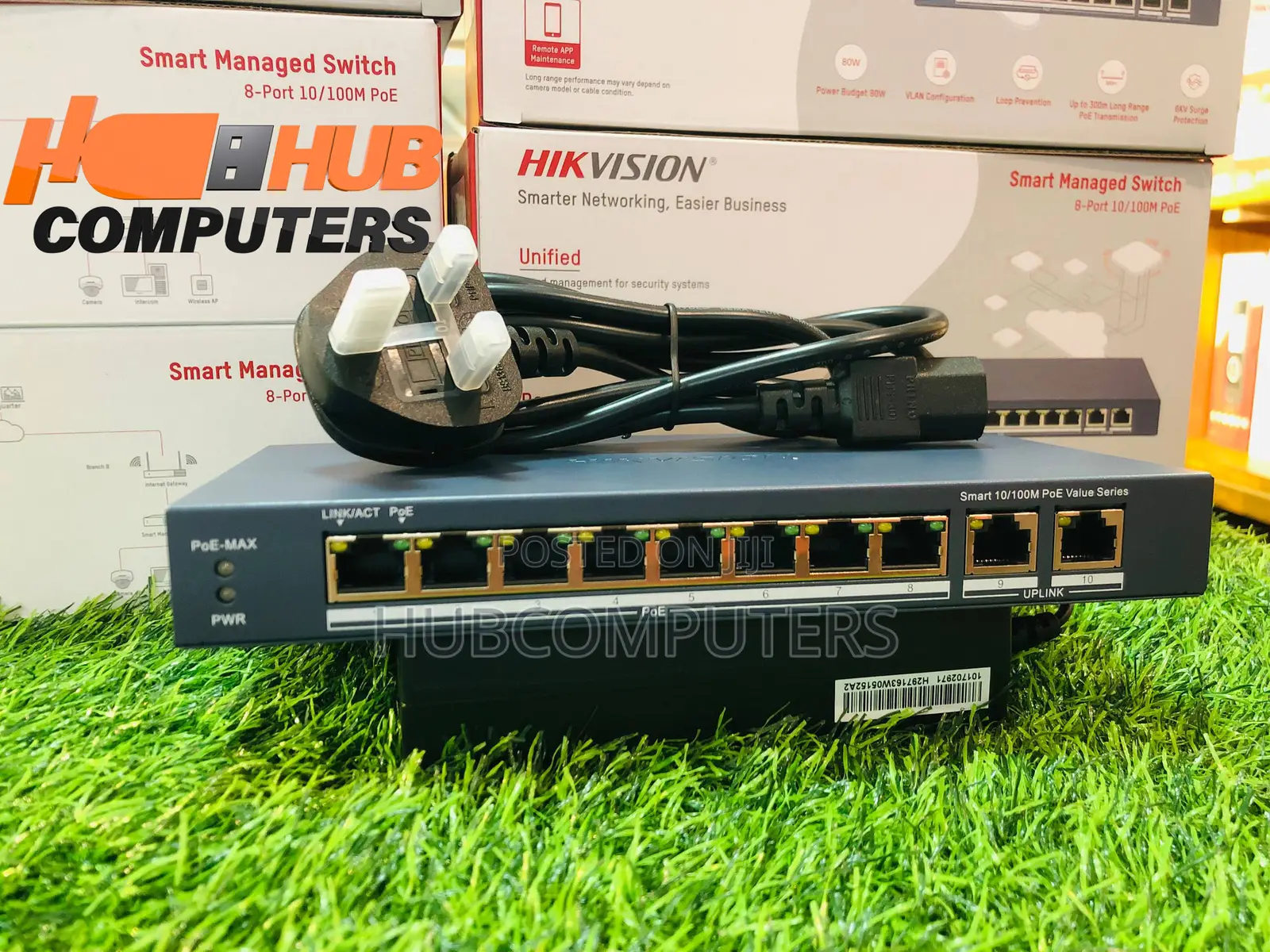 Hikvision DS-3E1310P-EI/M 8 Port PoE Fast Ethernet Smart Manage Switch