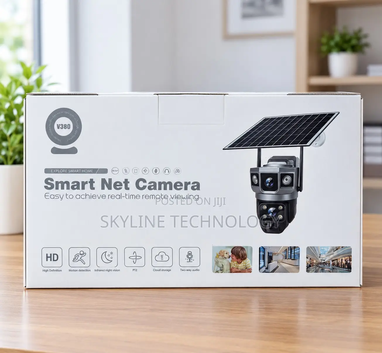 4G V380 Dual Smart Net Camera ( SOLAR )