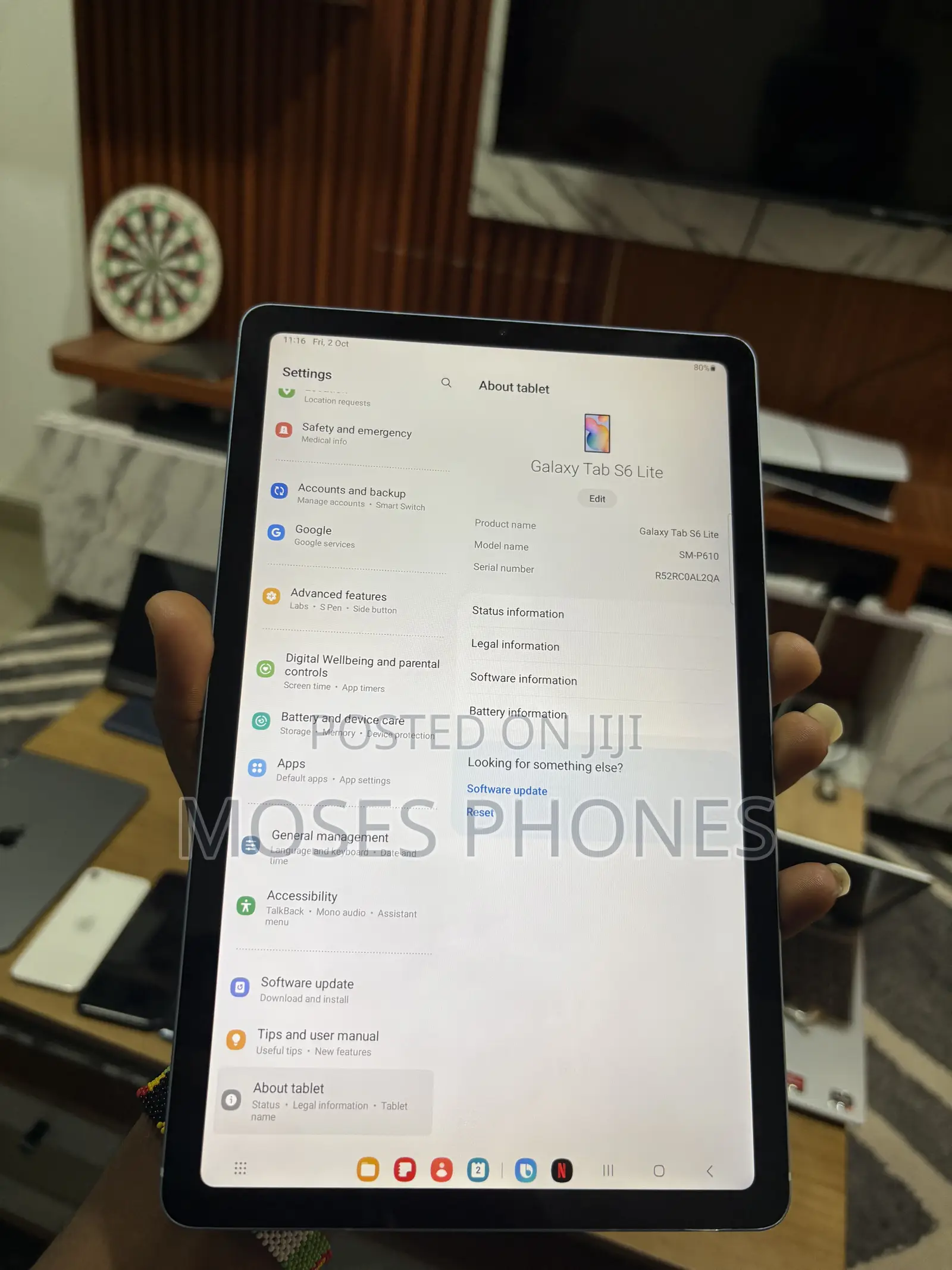 Samsung Galaxy Tab S6 Lite 64 GB Blue