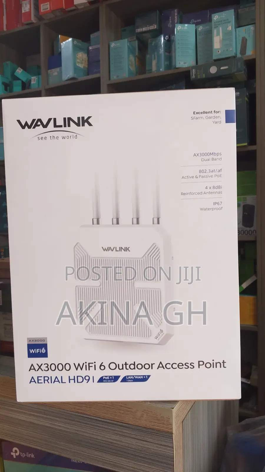Wavlink Wifi 6 AX3000 Outdoor Access Point /AERIAL HD9