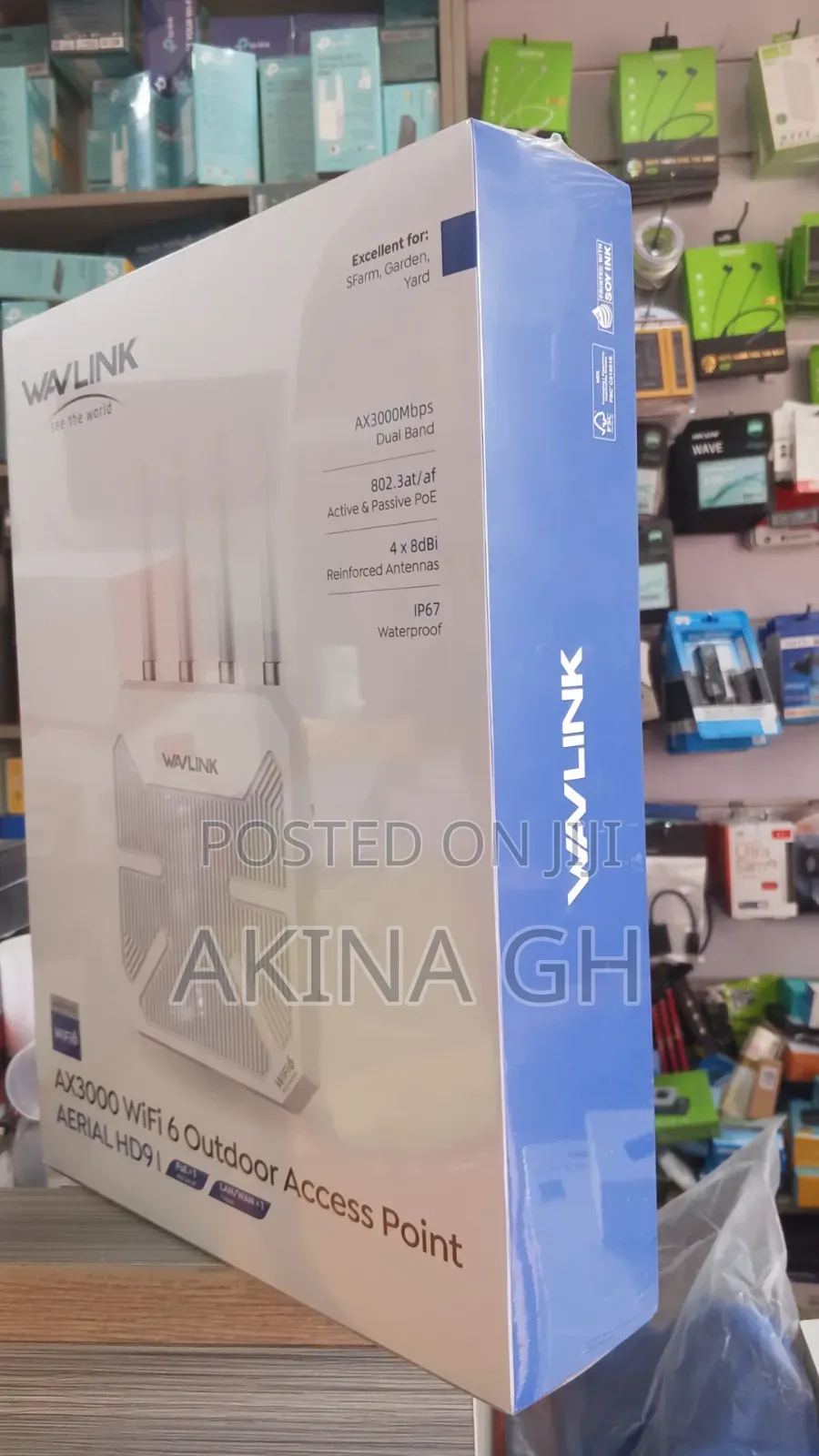 Wavlink Wifi 6 AX3000 Outdoor Access Point /AERIAL HD9