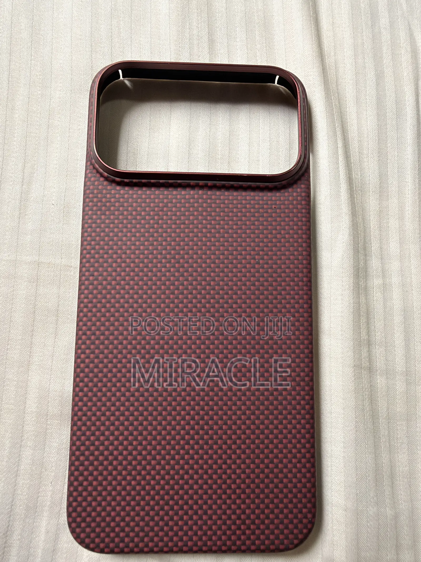 Kevlar Cherry Weave Case for iPhone 17/18 Pro Max