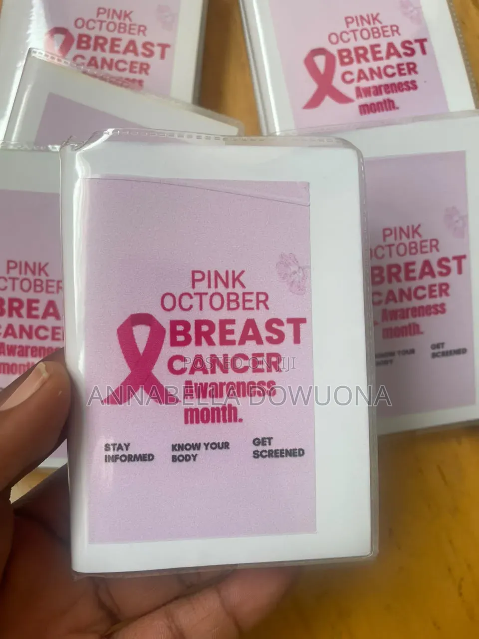 Mini Notebook Souvenirs for Breast Cancer Awareness Month