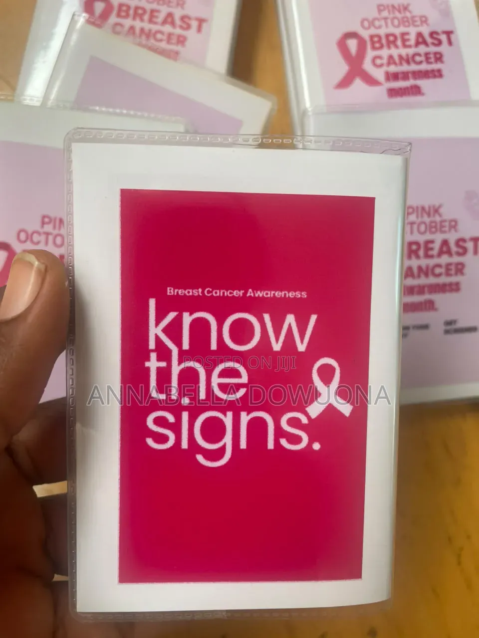 Mini Notebook Souvenirs for Breast Cancer Awareness Month
