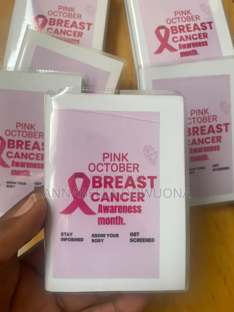 Mini Notebook Souvenirs for Breast Cancer Awareness Month