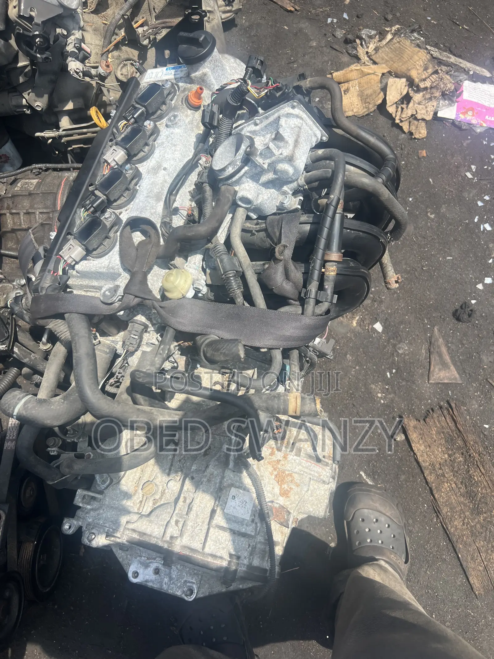 2008-2010 Toyota Vitz Complete Engine 4 Plugs