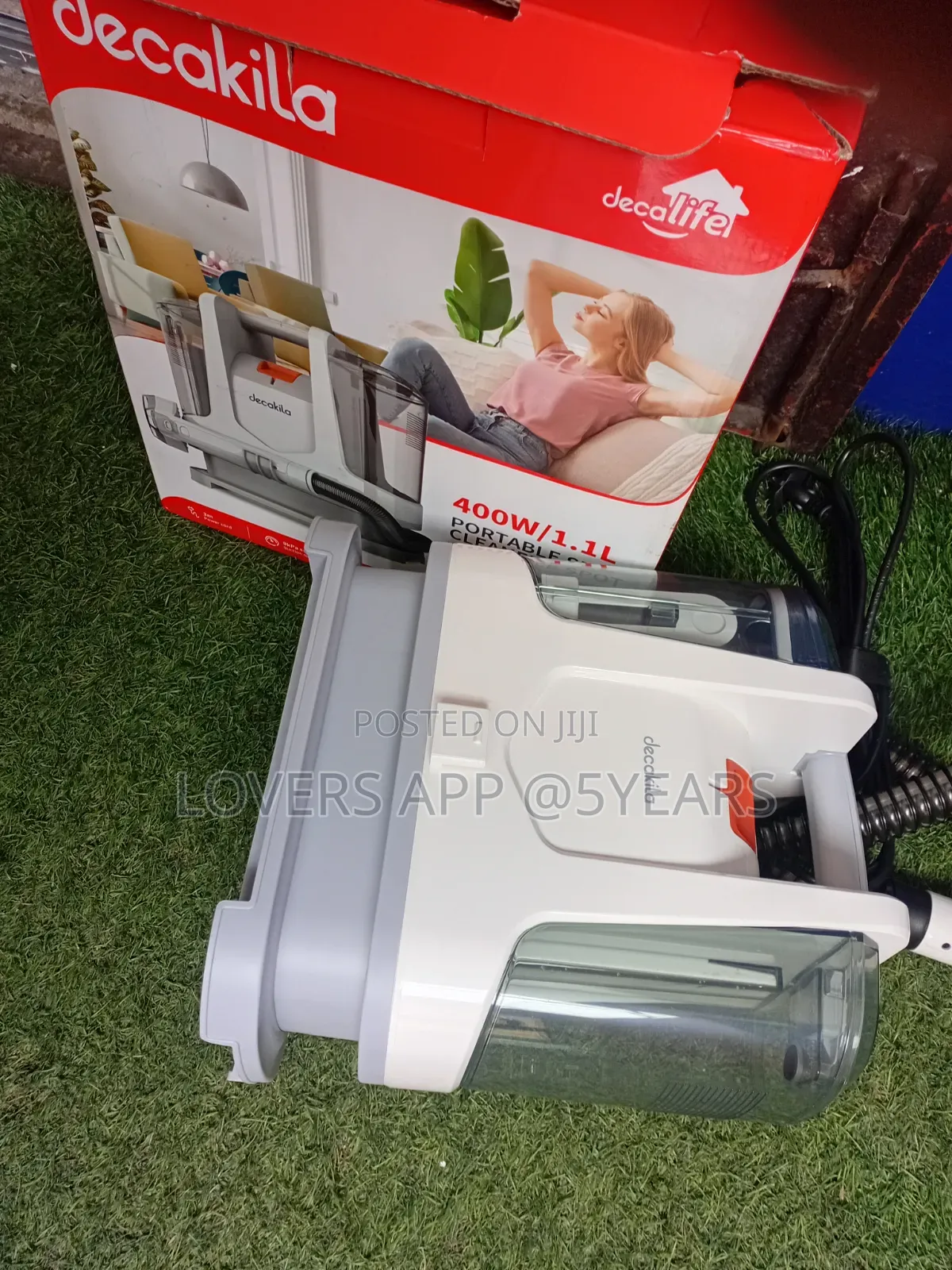 Decakila 400W Portable Spot Cleaner 1.1L Spot Cleaner