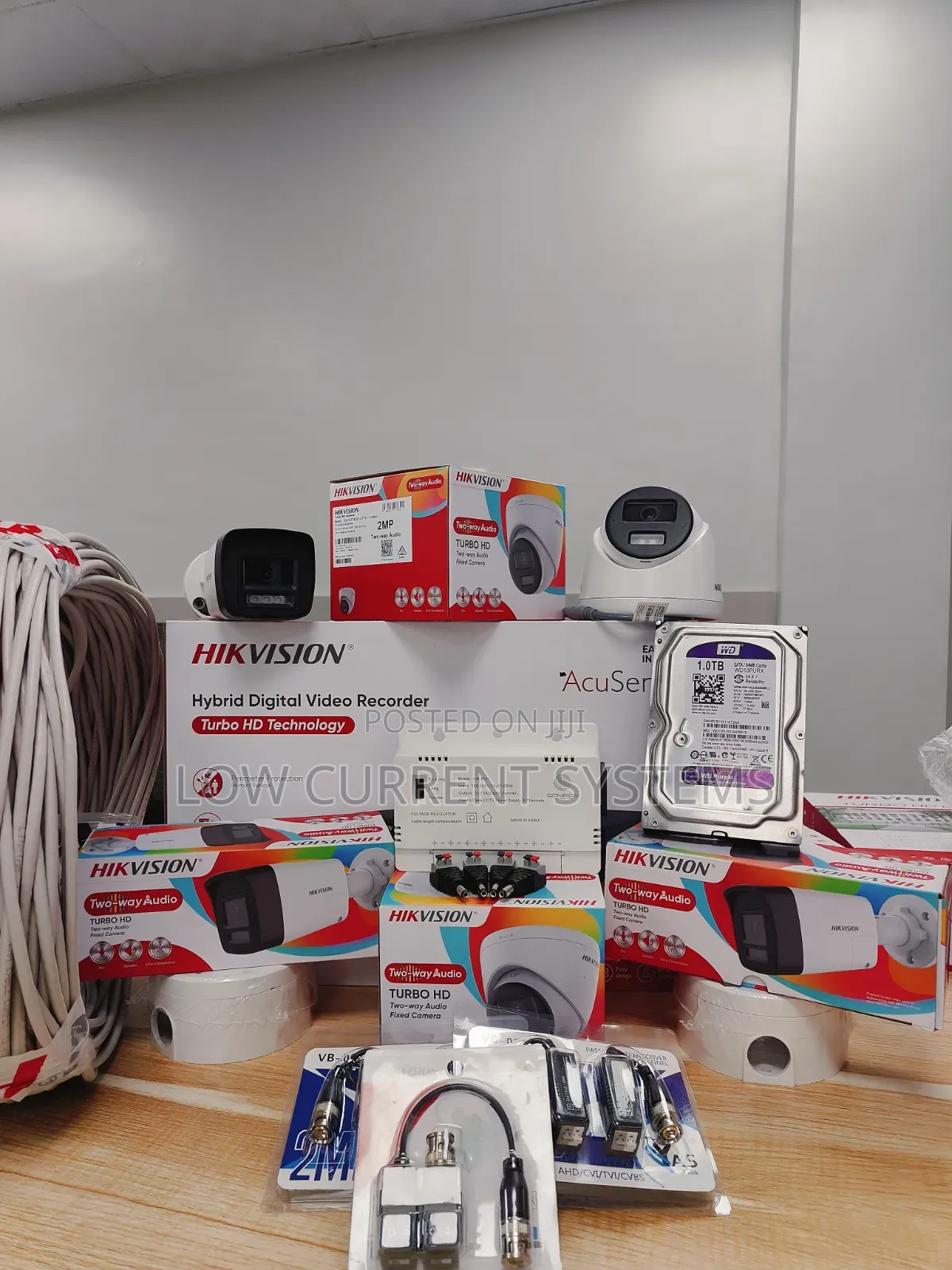Hikvision Promo 4channel Full Kit Cameras CCTV Kit Two Ways Audio