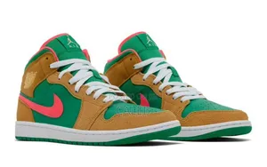 Air Jordan 1 Mid SE 'Wheat Watermelon'