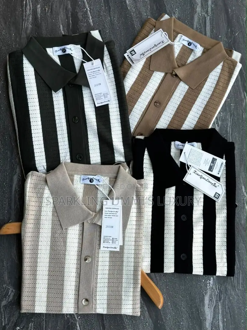 Luxurious Knitted Polo Shirts
