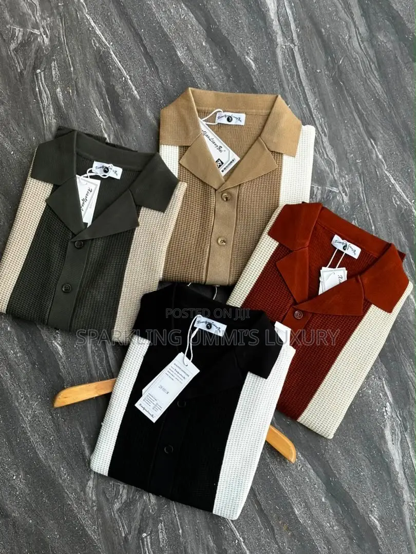 Luxurious Knitted Polo Shirts