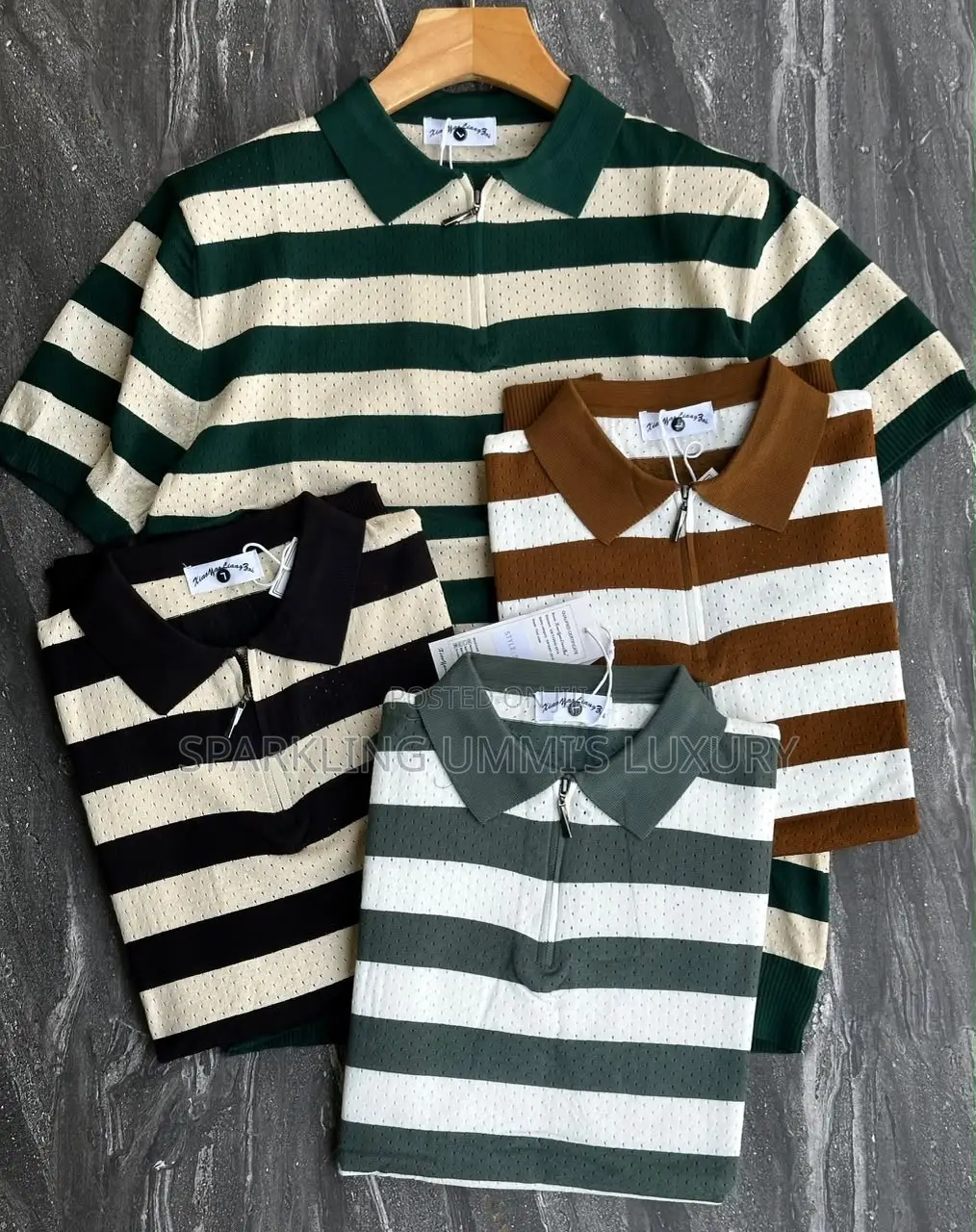 Luxurious Knitted Polo Shirts