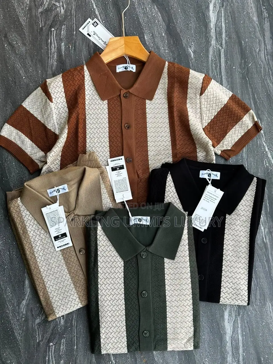 Luxurious Knitted Polo Shirts