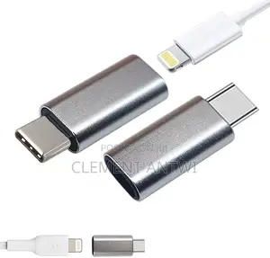Lightning (iPhone) Female to Type C Male Adaptor